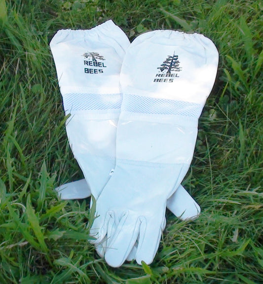 Ventilated Bee Gloves - Copyrights RebelBees 2016