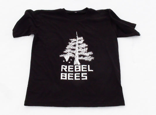 RebelBees Black T-shirt - Copyrights RebelBees 2016